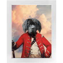 Load image into Gallery viewer, GENERAL D. ZASTER - Renaissance Inspired Custom Pet Portrait Framed Satin Paper Print
