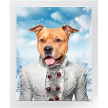 Load image into Gallery viewer, CHRISTMAS CRACKER 5 - Christmas Inspired Custom Pet Portrait Framed Satin Paper Print