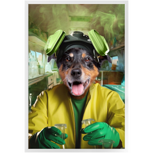 Load image into Gallery viewer, HEISENBARK - Breaking Bad Inspired Custom Pet Portrait Framed Satin Paper Print