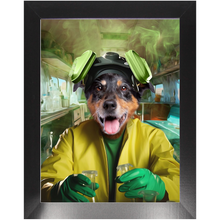 Load image into Gallery viewer, HEISENBARK - Breaking Bad Inspired Custom Pet Portrait Framed Satin Paper Print