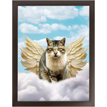 Load image into Gallery viewer, Golden Angel - Heavenly Angels Inspired Custom Pet Portrait Framed Satin Paper Print