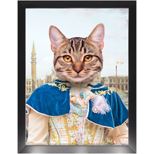 Load image into Gallery viewer, The Furnetian - Royalty & Renaissance Inspired Custom Pet Portrait Framed Satin Paper Print