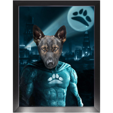 Load image into Gallery viewer, THE DARK BITE - Custom Pet Portrait Framed Satin Paper Print