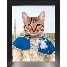 Load image into Gallery viewer, The Furnetian - Royalty & Renaissance Inspired Custom Pet Portrait Framed Satin Paper Print