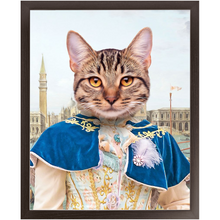 Load image into Gallery viewer, The Furnetian - Royalty & Renaissance Inspired Custom Pet Portrait Framed Satin Paper Print