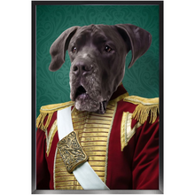 Load image into Gallery viewer, Duke of Pork - Royalty & Renaissance Inspired Custom Pet Portrait Framed Satin Paper Print