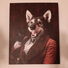 Load image into Gallery viewer, Flappers - Art Deco Inspired Custom Pet Portrait Canvas