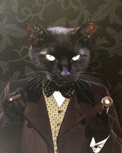 Load image into Gallery viewer, Polka Face - Art Deco Inspired Custom Pet Portrait Canvas