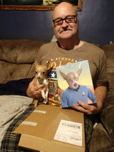 Load image into Gallery viewer, Mister Spook - Star Trek Inspired Custom Pet Portrait Canvas