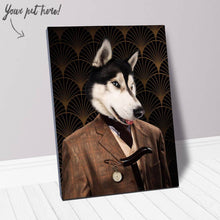 Load image into Gallery viewer, Dappers - Art Deco Inspired Custom Pet Portrait Canvas