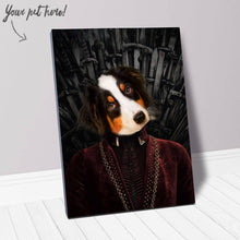 Load image into Gallery viewer, Dragon The Chain - Game of Thrones Inspired Custom Pet Portrait Canvas