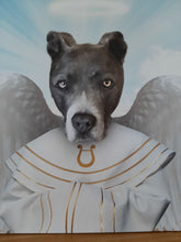 Load image into Gallery viewer, Harping On - Heavenly Angels Inspired Custom Pet Portrait Canvas