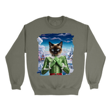 Load image into Gallery viewer, Apparel-DTG-Sweatshirt-Gildan-18000-M-MilitaryGreen-Unisex-CF-20250209221815344