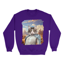 Load image into Gallery viewer, Apparel-DTG-Sweatshirt-Gildan-18000-XL-Purple-Unisex-CF-20250129225952398