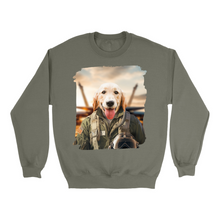 Load image into Gallery viewer, Apparel-DTG-Sweatshirt-Gildan-18000-M-MilitaryGreen-Unisex-CF-20250129220047126