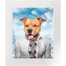 Load image into Gallery viewer, CHRISTMAS CRACKER 5 - Christmas Inspired Custom Pet Portrait Framed Satin Paper Print