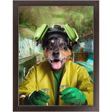 Load image into Gallery viewer, HEISENBARK - Breaking Bad Inspired Custom Pet Portrait Framed Satin Paper Print