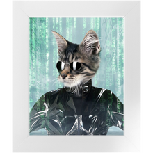 Load image into Gallery viewer, Holey Trinity - The Matrix Inspired Custom Pet Portrait Framed Satin Paper Print