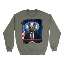 Load image into Gallery viewer, Apparel-DTG-Sweatshirt-Gildan-18000-M-MilitaryGreen-Unisex-CF-20250208205447845