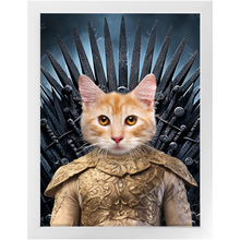 Load image into Gallery viewer, THE BONEROOM 1 - Game of Thrones &amp; House Of Dragons Inspired Custom Pet Portrait Framed Satin Paper Print