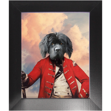Load image into Gallery viewer, GENERAL D. ZASTER - Renaissance Inspired Custom Pet Portrait Framed Satin Paper Print