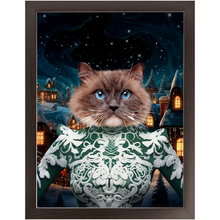 Load image into Gallery viewer, CHRISTMAS CRACKER 13 - Christmas Inspired Custom Pet Portrait Framed Satin Paper Print