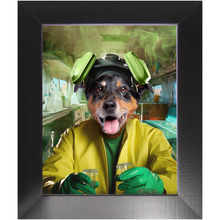 Load image into Gallery viewer, HEISENBARK - Breaking Bad Inspired Custom Pet Portrait Framed Satin Paper Print