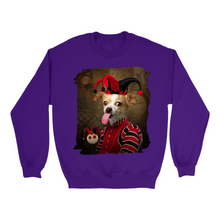 Load image into Gallery viewer, Apparel-DTG-Sweatshirt-Gildan-18000-S-Purple-Unisex-CF-20250206232653138