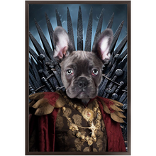 Load image into Gallery viewer, THE BONEROOM 3 - Game of Thrones &amp; House Of Dragons Inspired Custom Pet Portrait Framed Satin Paper Print