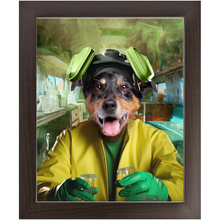 Load image into Gallery viewer, HEISENBARK - Breaking Bad Inspired Custom Pet Portrait Framed Satin Paper Print