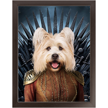 Load image into Gallery viewer, THE BONEROOM 5 - Game of Thrones &amp; House Of Dragons Inspired Custom Pet Portrait Framed Satin Paper Print