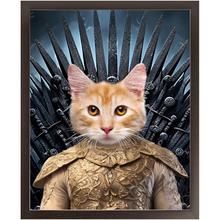 Load image into Gallery viewer, THE BONEROOM 1 - Game of Thrones &amp; House Of Dragons Inspired Custom Pet Portrait Framed Satin Paper Print