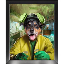 Load image into Gallery viewer, HEISENBARK - Breaking Bad Inspired Custom Pet Portrait Framed Satin Paper Print