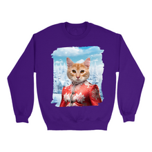 Load image into Gallery viewer, Apparel-DTG-Sweatshirt-Gildan-18000-XL-Purple-Unisex-CF-20250127203603528