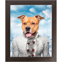Load image into Gallery viewer, CHRISTMAS CRACKER 5 - Christmas Inspired Custom Pet Portrait Framed Satin Paper Print