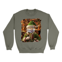 Load image into Gallery viewer, Apparel-DTG-Sweatshirt-Gildan-18000-M-MilitaryGreen-Unisex-CF-2025020915473197