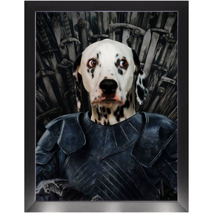 Knight Teenite - Game Of Thrones Inspired Custom Pet Portrait Framed Satin Paper Print