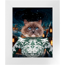 Load image into Gallery viewer, CHRISTMAS CRACKER 13 - Christmas Inspired Custom Pet Portrait Framed Satin Paper Print