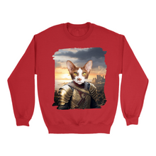 Load image into Gallery viewer, Apparel-DTG-Sweatshirt-Gildan-GI18000-3XL-Red-Mens-CF-20250126170457655