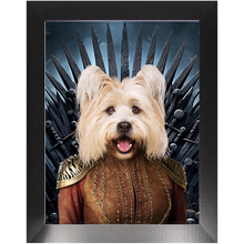 Load image into Gallery viewer, THE BONEROOM 5 - Game of Thrones &amp; House Of Dragons Inspired Custom Pet Portrait Framed Satin Paper Print