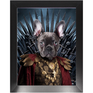THE BONEROOM 3 - Game of Thrones & House Of Dragons Inspired Custom Pet Portrait Framed Satin Paper Print