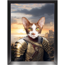 Load image into Gallery viewer, BESTEROS 1 - Game of Thrones &amp; House Of Dragons Inspired Custom Pet Portrait Framed Satin Paper Print