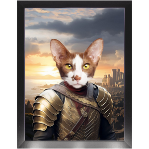 BESTEROS 1 - Game of Thrones & House Of Dragons Inspired Custom Pet Portrait Framed Satin Paper Print