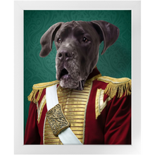 Load image into Gallery viewer, Duke of Pork - Royalty &amp; Renaissance Inspired Custom Pet Portrait Framed Satin Paper Print