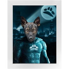 Load image into Gallery viewer, THE DARK BITE - Custom Pet Portrait Framed Satin Paper Print