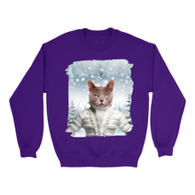 Load image into Gallery viewer, Apparel-DTG-Sweatshirt-Gildan-18000-L-Purple-Unisex-CF-20250126234114240