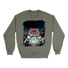 Load image into Gallery viewer, Apparel-DTG-Sweatshirt-Gildan-18000-S-MilitaryGreen-Unisex-CF-20250127212727916