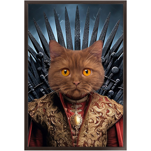 THE BONEROOM 4 - Game of Thrones & House Of Dragons Inspired Custom Pet Portrait Framed Satin Paper Print