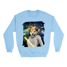 Load image into Gallery viewer, Apparel-DTG-Sweatshirt-Gildan-18000-L-LightBlue-Unisex-CF-20250207004139617