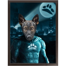 Load image into Gallery viewer, THE DARK BITE - Custom Pet Portrait Framed Satin Paper Print